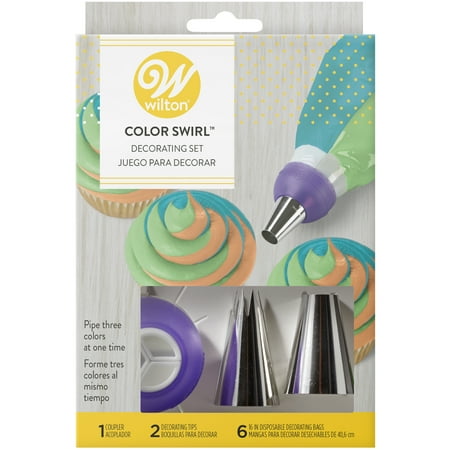 Wilton Color Swirl 3-Color Coupler Decorating Set