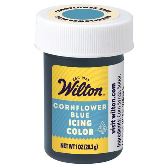 Wilton Cornflower Blue Food Coloring Edible Gel for Baking & Cake Decorating No Taste 1 oz.