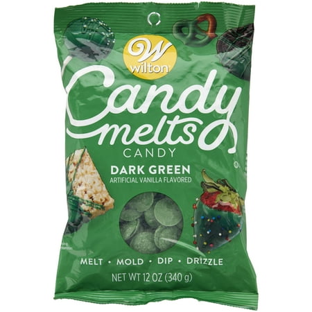 Wilton Dark Green Candy Melts Candy, 12 oz