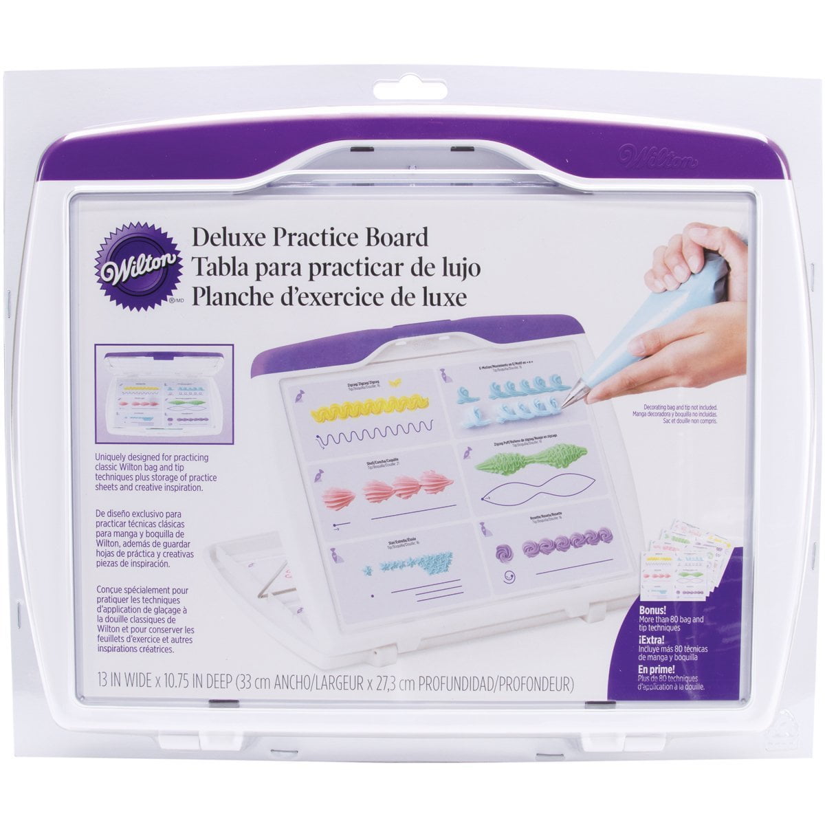 Wilton Decorate Smart Deluxe Practice Board Set, Cake Decorating