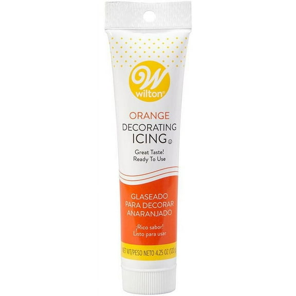 Wilton Decorating Gel, Orange 4.25 oz (Pack of 2)