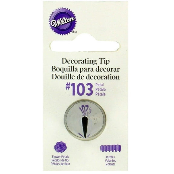 Wilton Decorating Tip #103 Petal - Quantity of 2 (418/103)