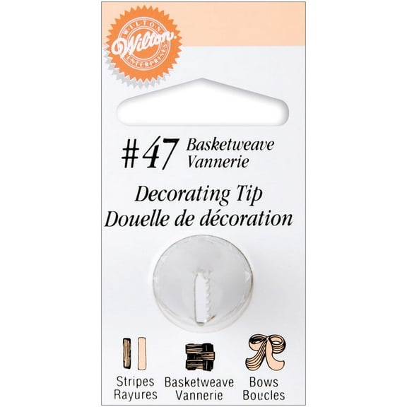 Wilton Decorating Tip-#47 Basketweave