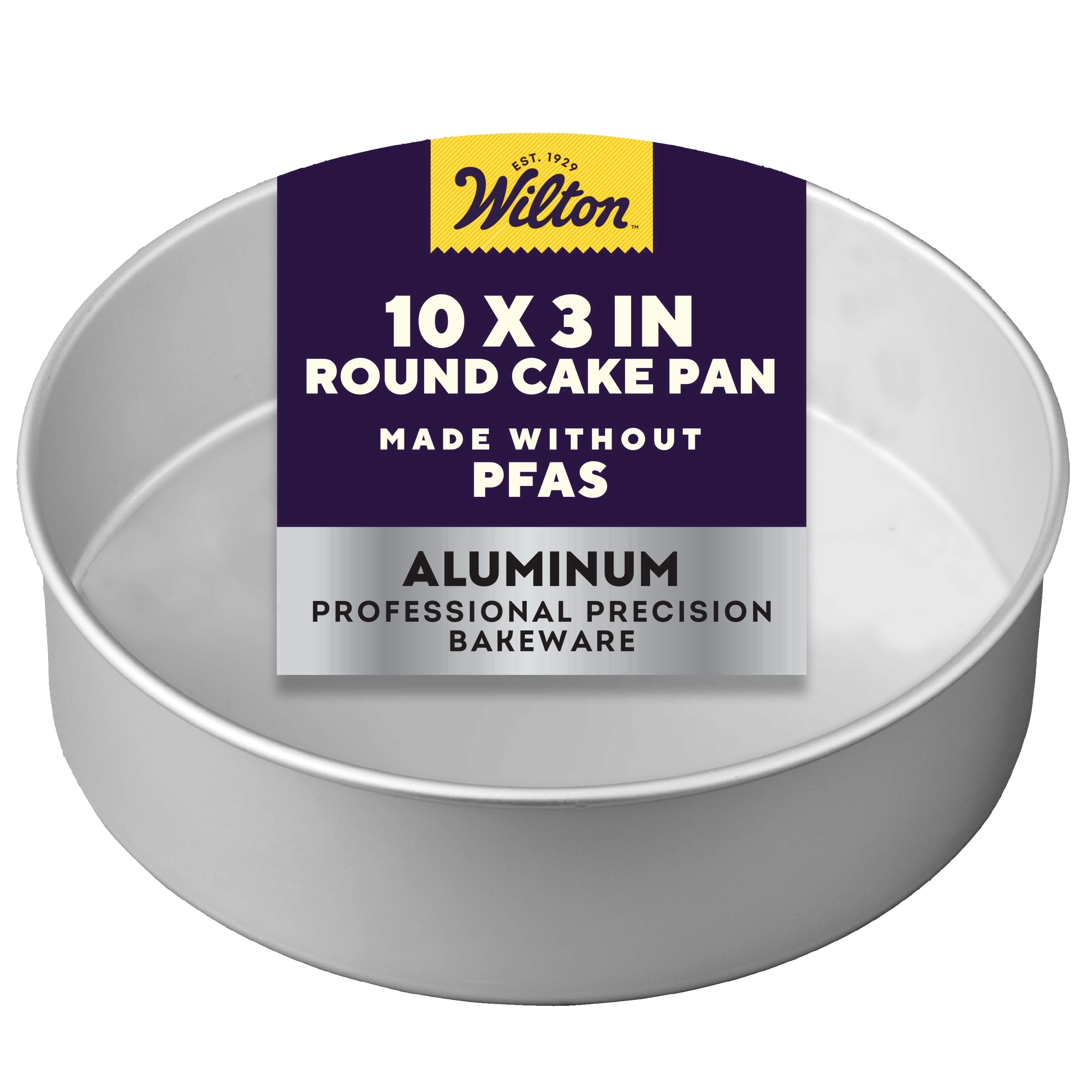 Aluminium Cake Cake Tin Inches Wilton Aluminum Round Pan 10x3 Ideal For Layer Cakes Cinnamon Rolls