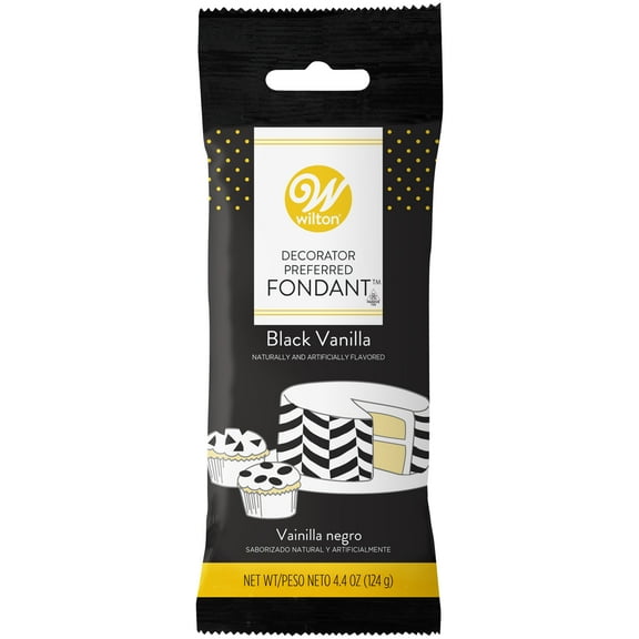 Wilton Decorator Preferred Black Fondant, 4.4 oz.