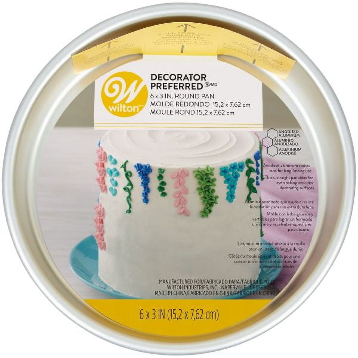 Wilton Decorator Preferred Cake Pan Round 6 X3 Walmart