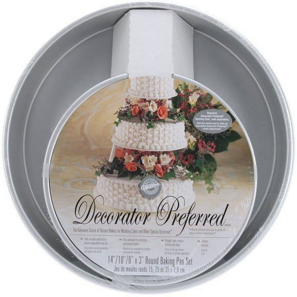 Wilton Decorator Preferred Cake Pan Set, Round 3 ct. 2105-6114