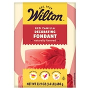 Wilton Red Fondant Vanilla-Flavored 23.9 oz. Packaging May Vary