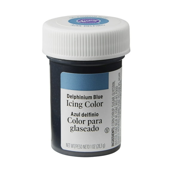 Wilton Delphinium Blue Food Coloring Edible Gel for Baking & Cake Decorating No Taste 1 oz.