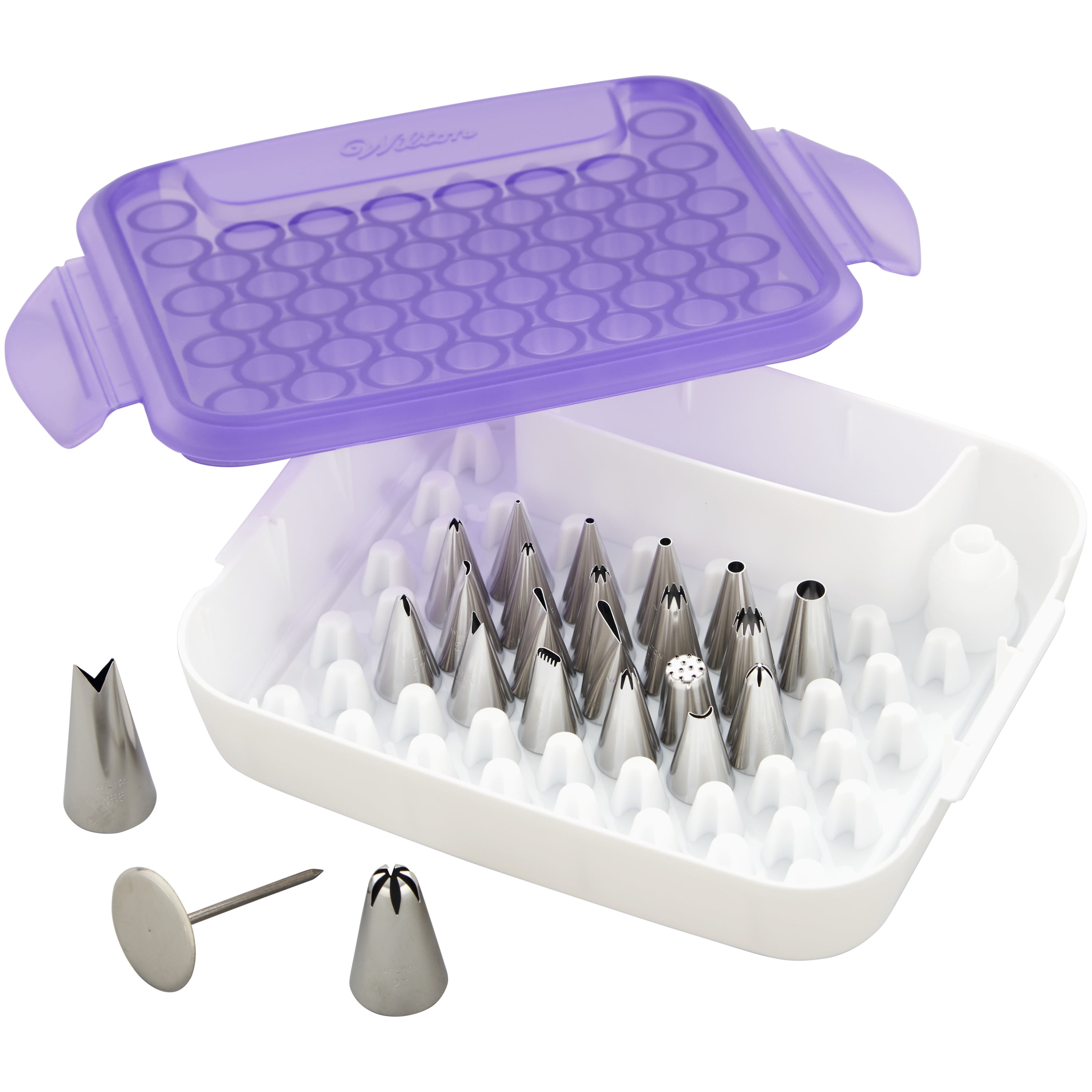 Wilton Decorating Tip Organizer Case - Holds 55 Standard-Sized Tips
