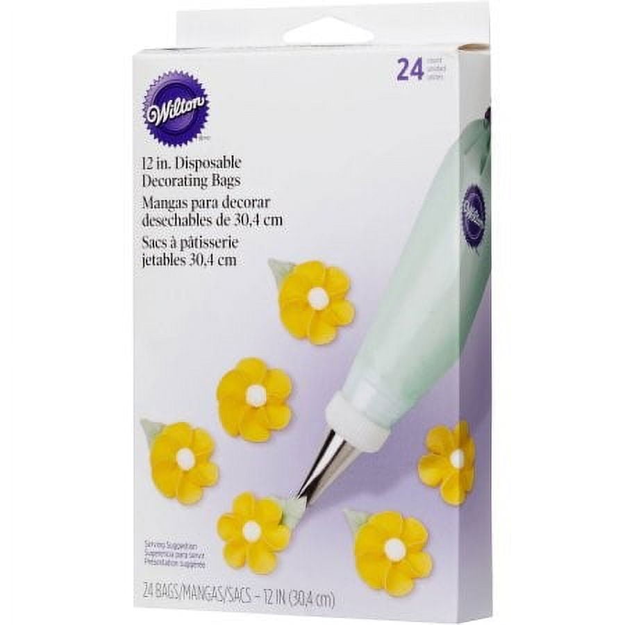 Wilton Disposable Decorating Bags, 12", 24 Ct
