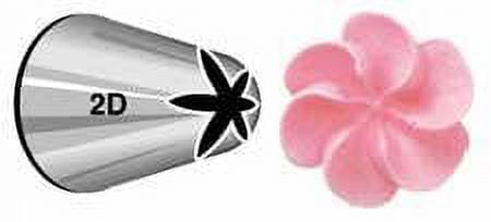 3j Piping Tip JEM 1G Drop Flower Piping Tip Stainless Steel