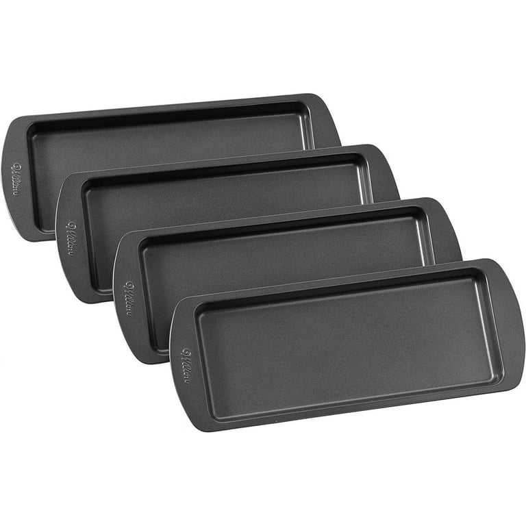 Wilton Easy Layers! 10 x 4-Inch Loaf Cake Pan Set, 4-Piece 
