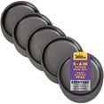 thumbnail interactive-video image 1 of Wilton Easy Layers Non-Stick 5-Piece 6" Round Cake Pan Set Layer Cake Baking Pans, 1 of 11