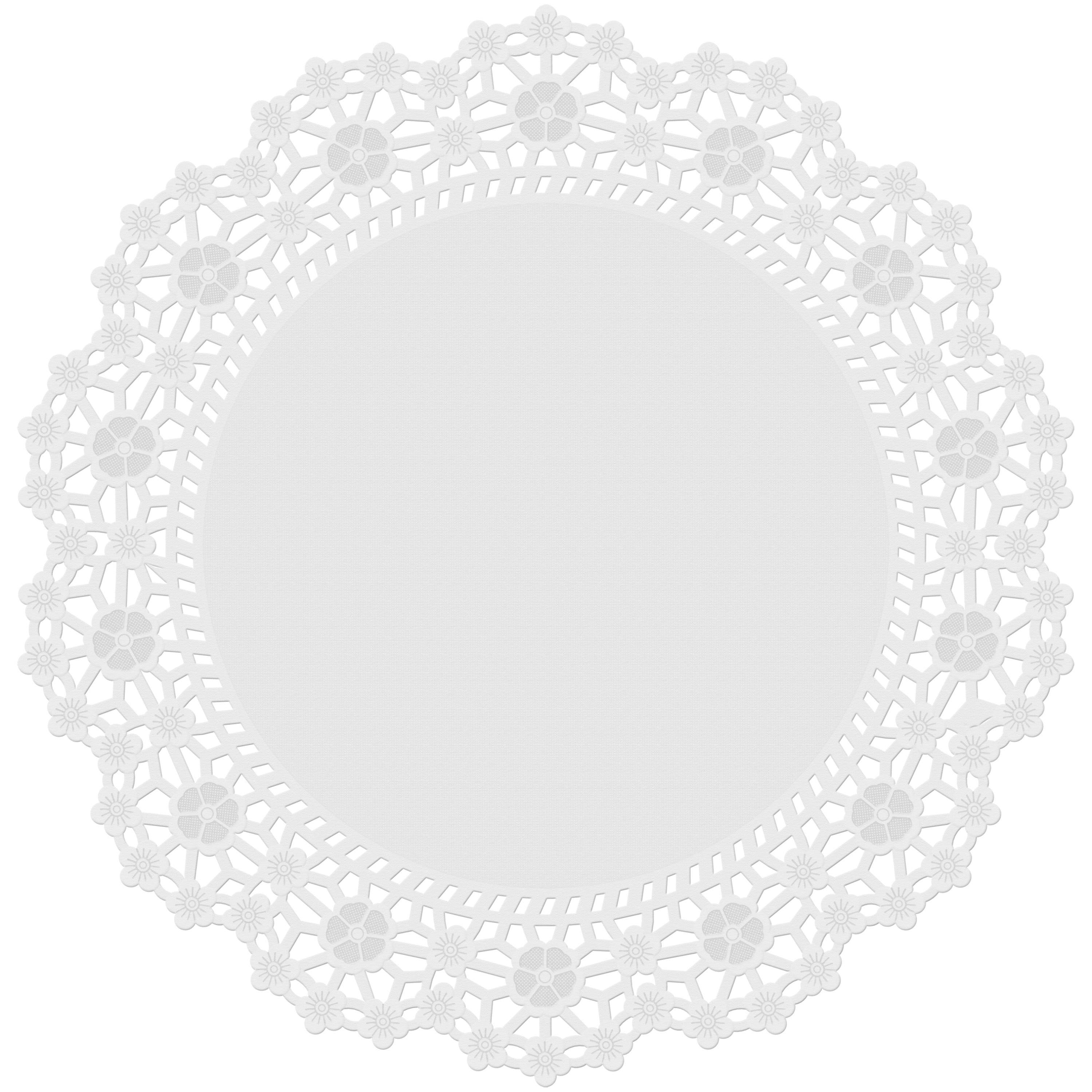 Wilton Paper Doilies for Cake Decorating, 12 inch Round, White, 6-Count, Elegant Pattern