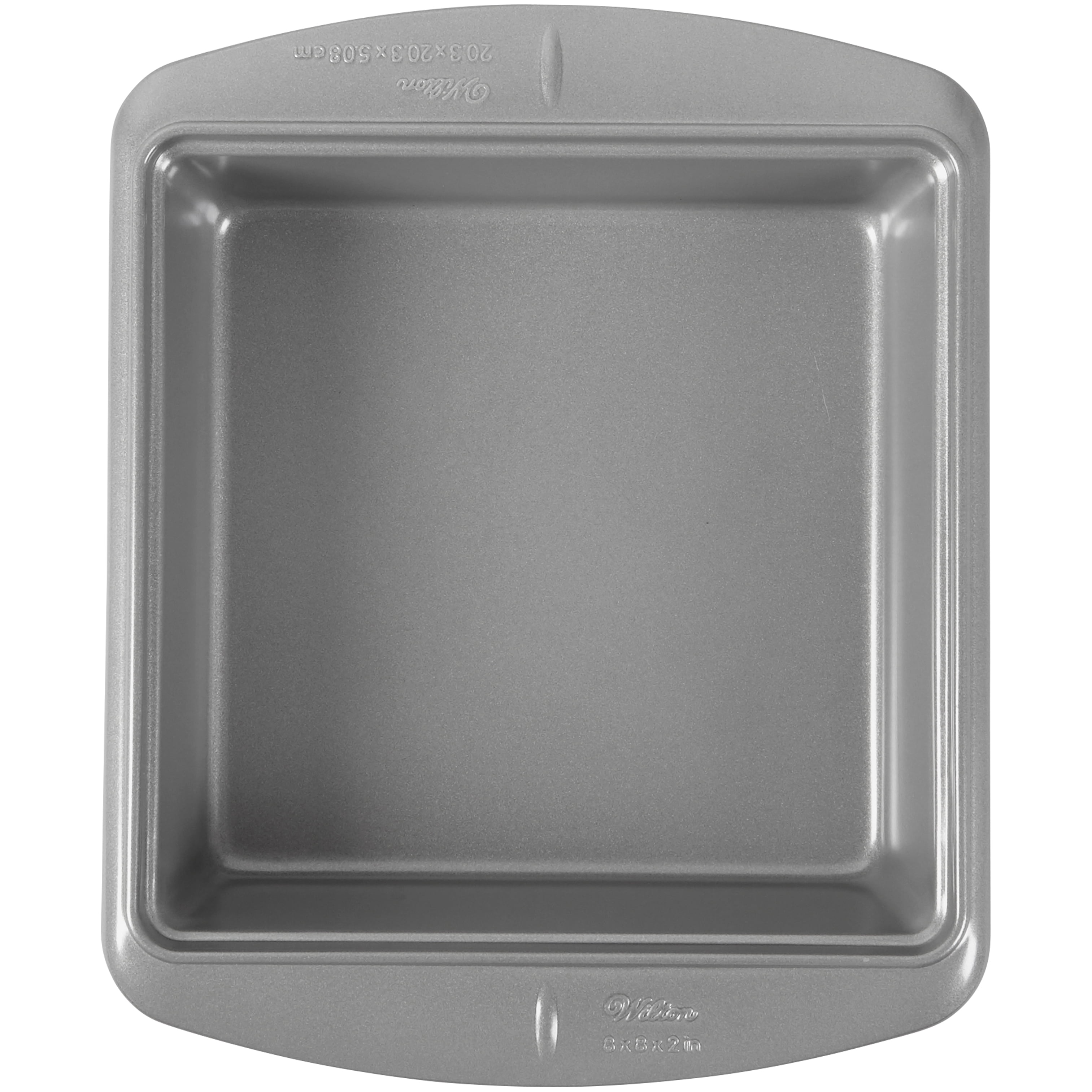 Zyliss 8-Inch Nonstick Square Cake Pan with Removable Base