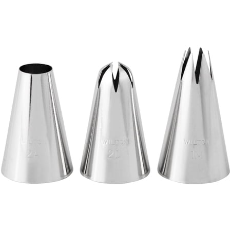 Wilton Extra Large Cake Decorating Tip Set, 3-Piece