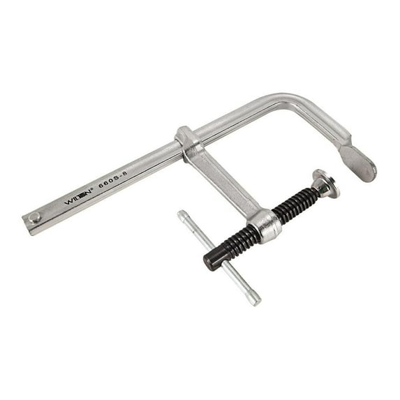 Wilton 8" F-Clamp with Steel Handle and 4" Throat Depth 660S-8