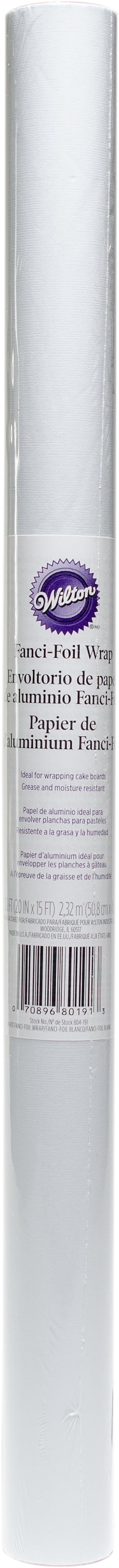 Wilton Fanci-Foil Wrap 20"X15'-White