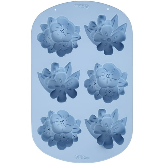 Wilton Floral Silicone Mold, 6-Cavity