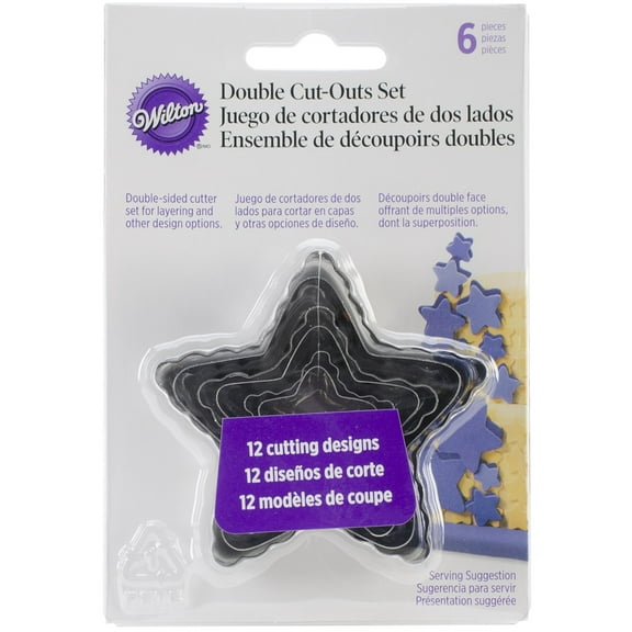 Wilton Fondant Double Cut-Outs Set, Star