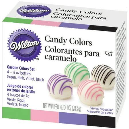 Candy Colors .25oz 4/Pkg-Pink, Green, Violet & Black(D0102HHC6D6.)