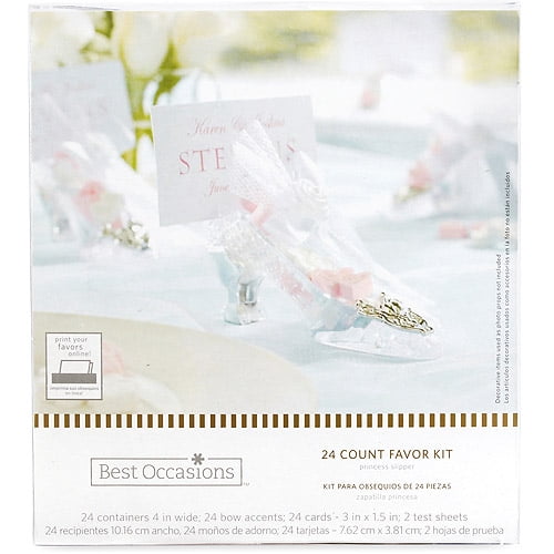Wilton Glass Slipper Favor Kit