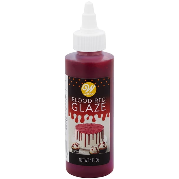 Wilton Glaze 4oz-Blood Red