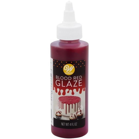 Wilton Glaze 4oz-Blood Red