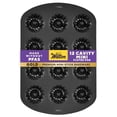 thumbnail image 1 of Wilton Gold Non-Stick Mini Fluted Tube Pan 12-Cavity Bakeware for Mini Cakes, Ice Molds & Desserts, 1 of 9