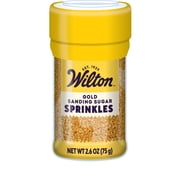 Wilton Gold Sanding Sugar Edible Sprinkles 2.6 oz. Bottle