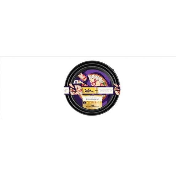 Wilton 6088723 Gold Springform Pan Set, Black - 3 Piece