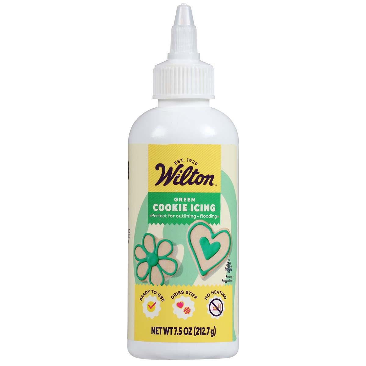 Wilton Green Cookie Icing, 7.5 oz (Pack of 2)