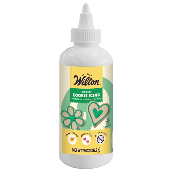 Wilton Green Cookie Icing Ready-to-Use Decorating Icing 7.5 oz.