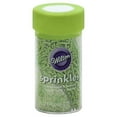 Wilton Green Sugar & Jimmies Sprinkles Icing & Decorations 2.5 oz