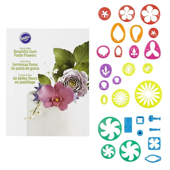Wilton Gum Paste and Fondant Flower Cutter Set, 28-Piece