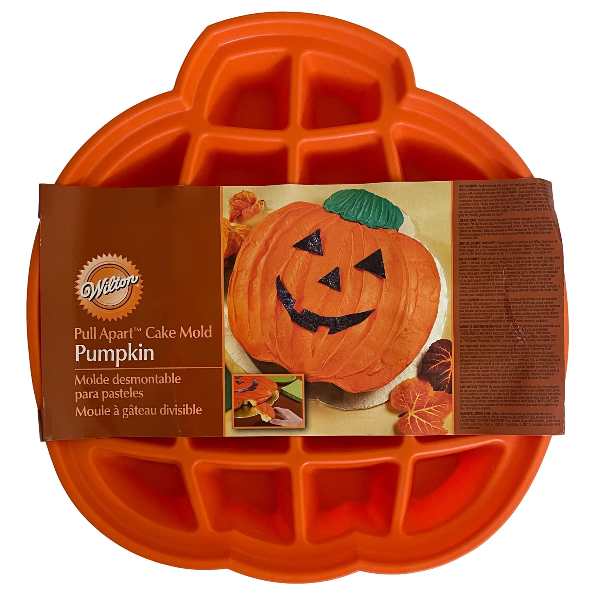 Halloween Non-Stick Pumpkin-Shaped Cake Pan, 11 x 10-Inch