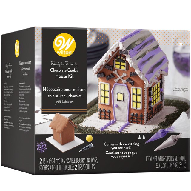 Wilton Halloween ReadytoDecorate Chocolate Cookie House Decorating