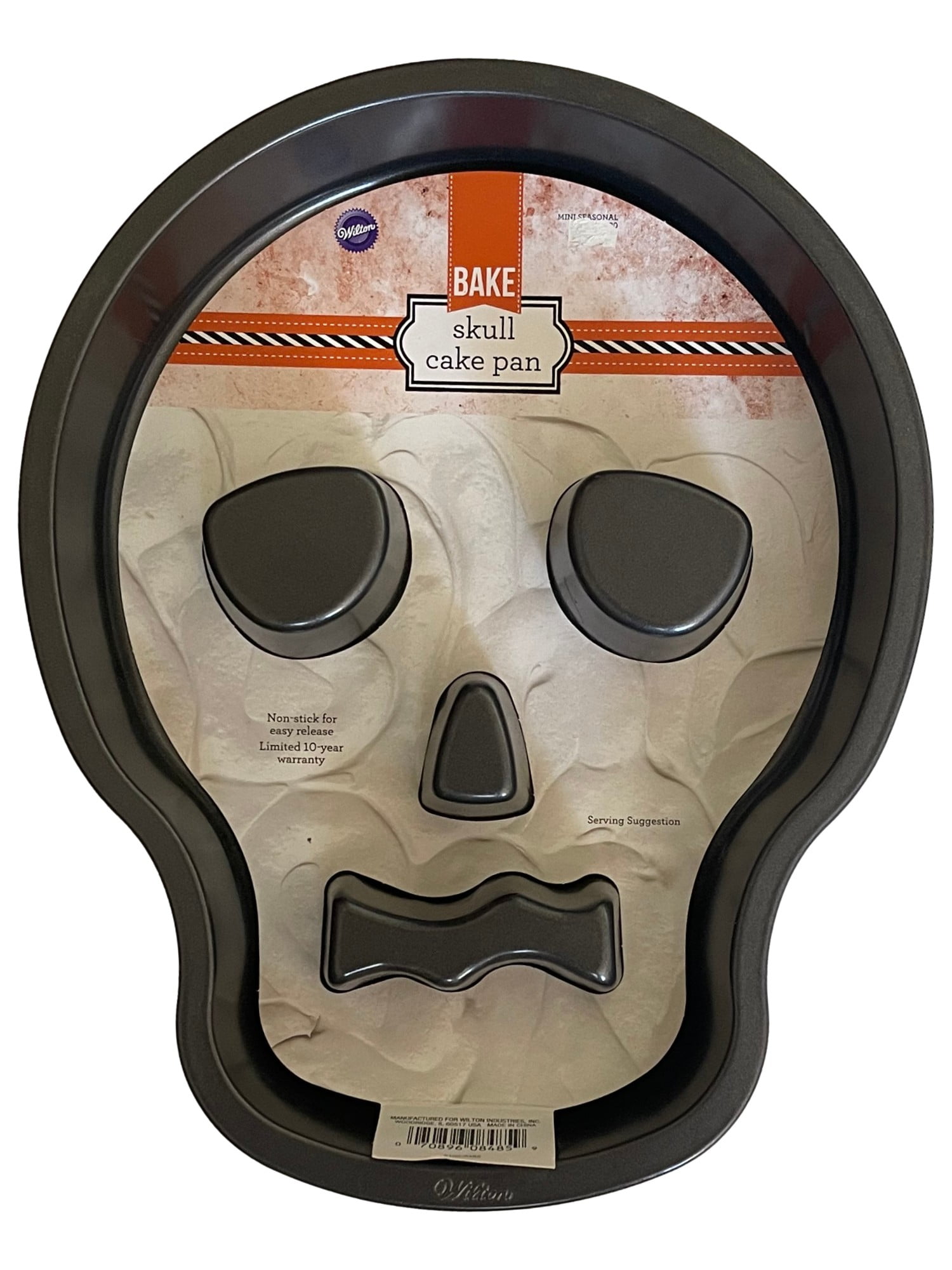 Wilton skull 2024 cake pan