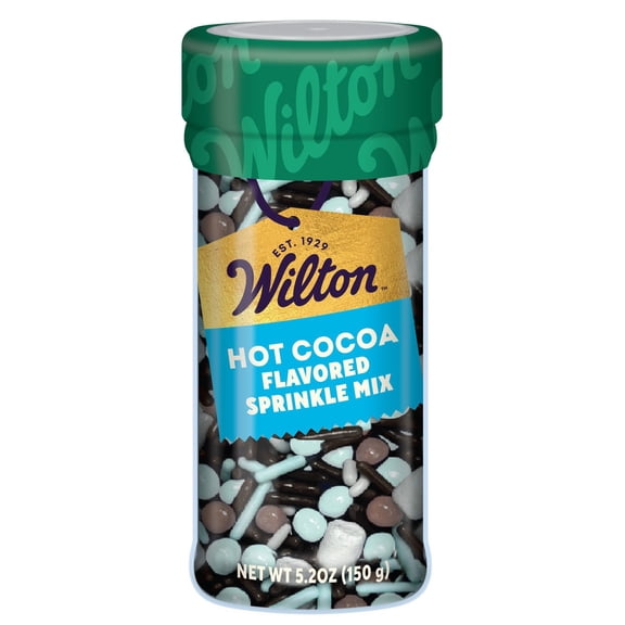 Wilton Hot Cocoa Sprinkles Holiday Cake Decorations 1-Count 5.2 oz