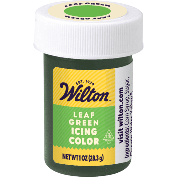 Wilton Leaf Green Food Coloring Edible Gel for Baking & Cake Decorating No Taste 1 oz.