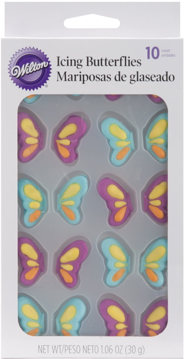 Wilton Icing Decorations, Butterfly 10 ct. 7107160