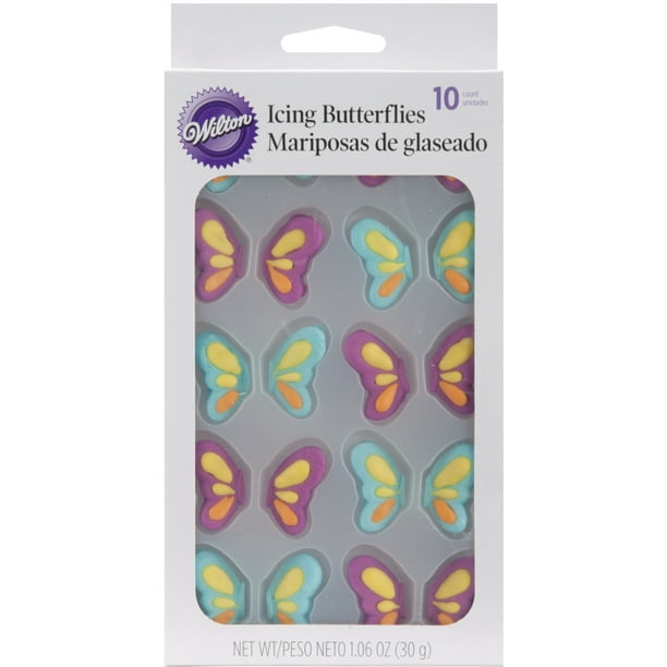Wilton Icing Decorations, Butterfly 10 ct. 7107160