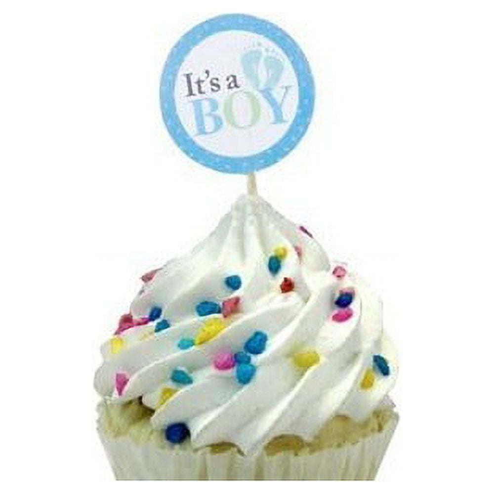 Wilton It's a Boy Cupcake Picks, 24 Ct