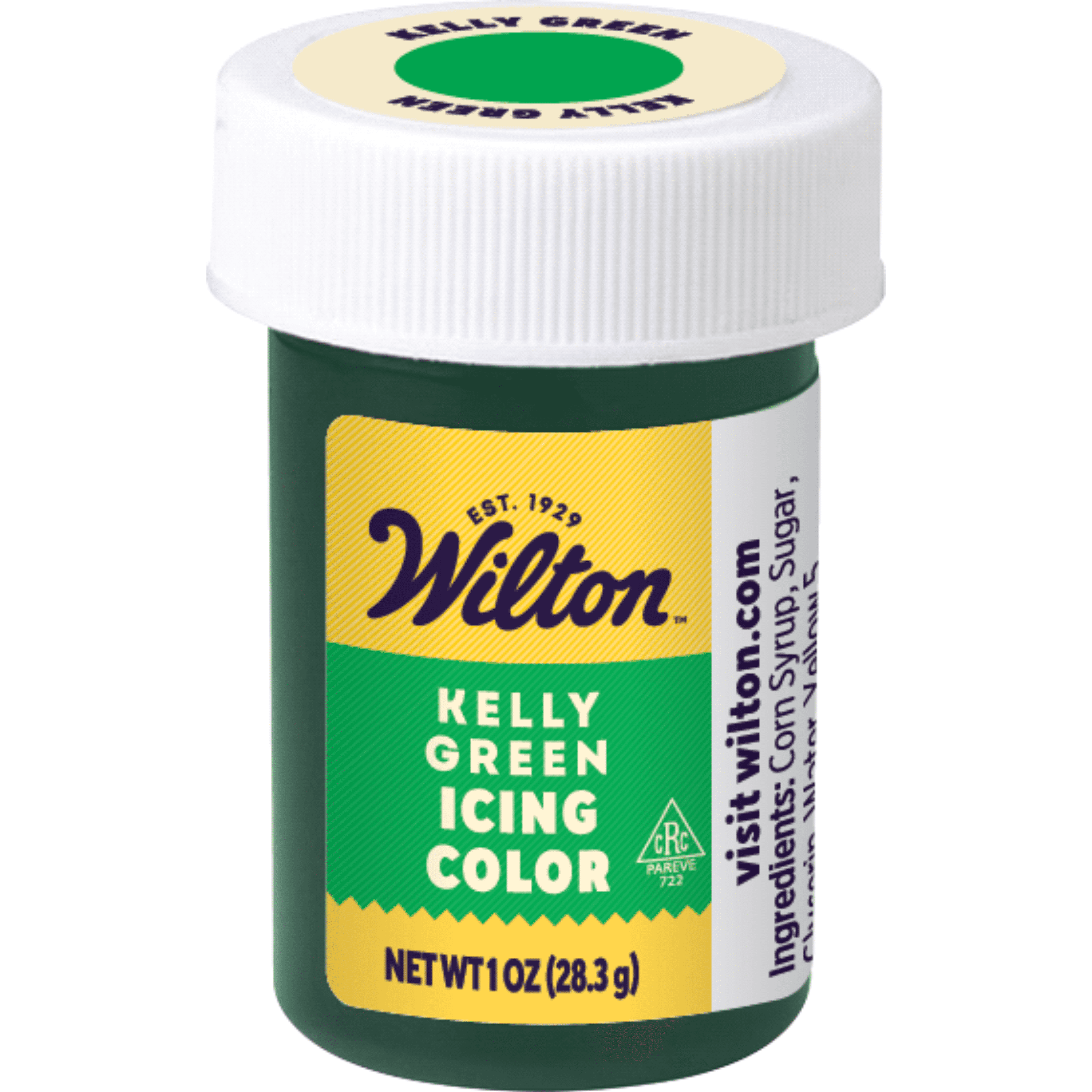 Wilton Kelly Green Food Coloring Edible Gel for Baking & Cake Decorating No Taste 1 oz.