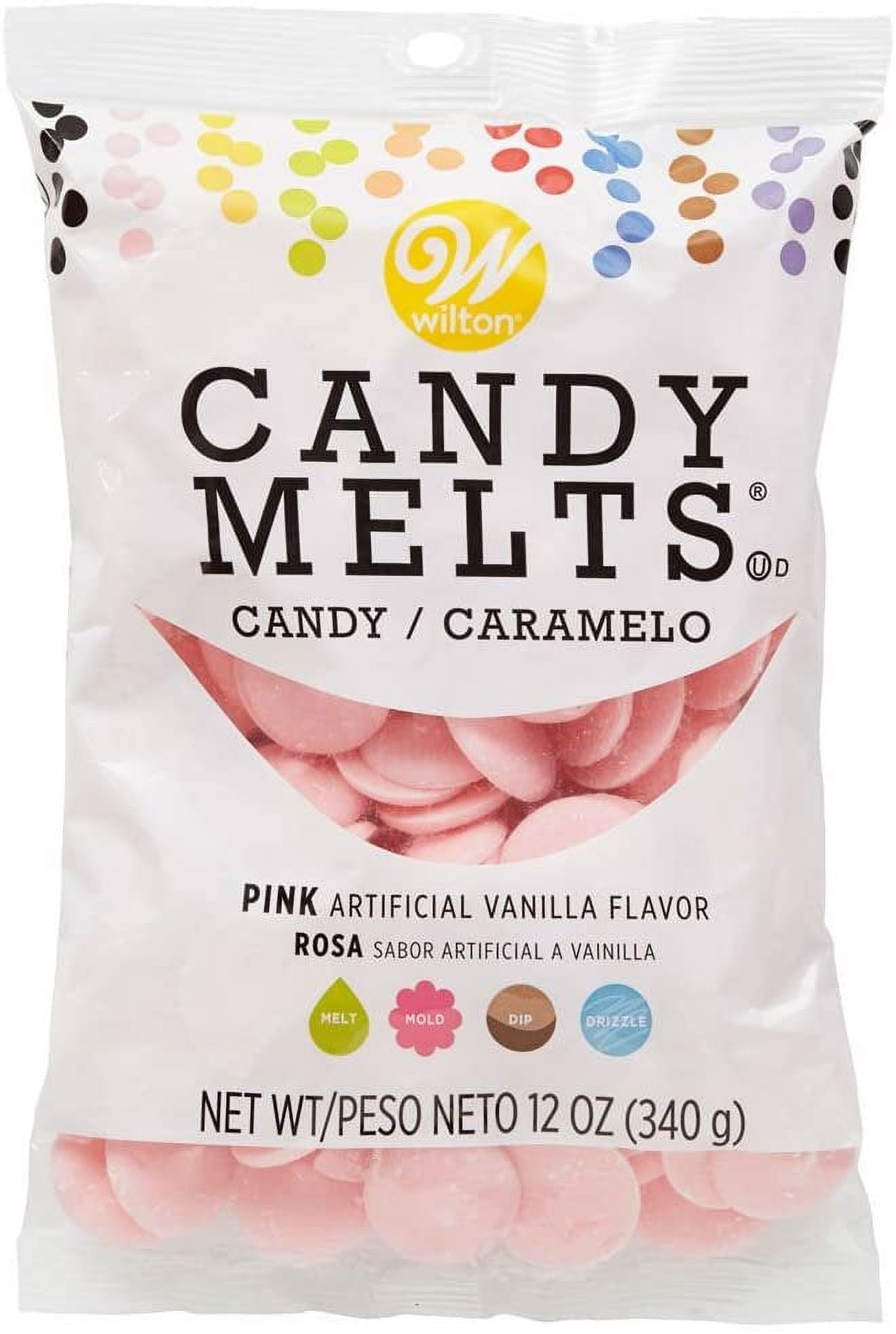Wilton Kosher Dairy Candy melts, Pink, 12 oz