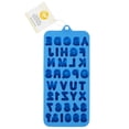 Wilton Silicone Alphabet & Numbers Chocolate Baking Mold, 39 Cavities ...