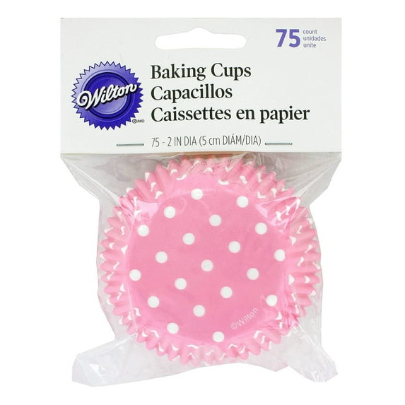 Wilton Light Pink Dots 75/Pkg