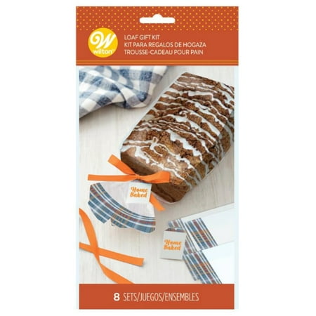 Home Baked Fall Loaf Bag Gift Kit 8 Ct Bags, Tags, Ribbons