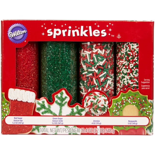 Wilton Mega Holiday Sprinkles Set, 4ct